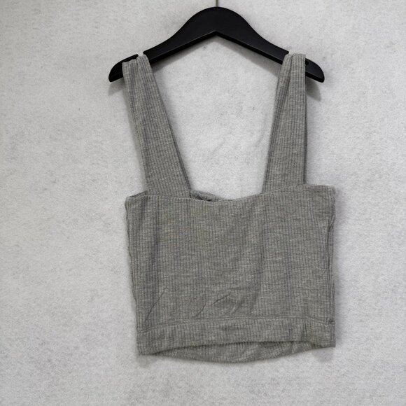 Stillwater Tank Womens Small Gray Camisole Ribbed Modal Spandex Made in USA - Picture 4 of 8